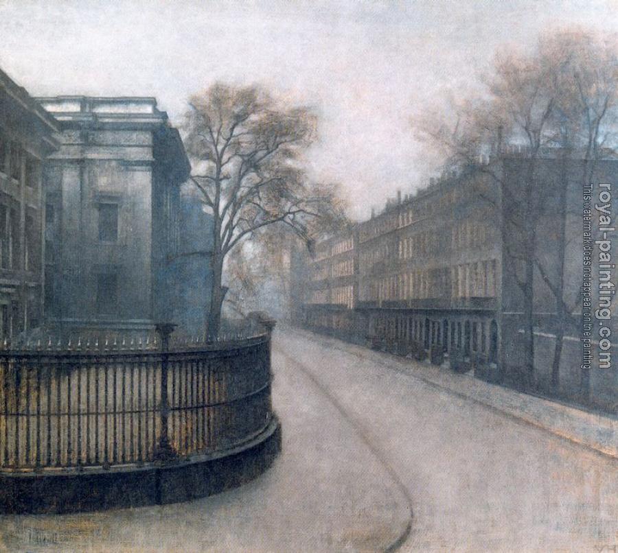 Vilhelm Hammershoi : Street in London